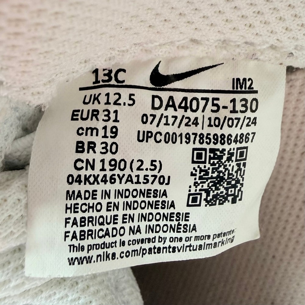 Nike Blazer Low '77 White Echo Pink Magic Ember DA4075-130 Kids Sz 13 - Picture 11 of 11